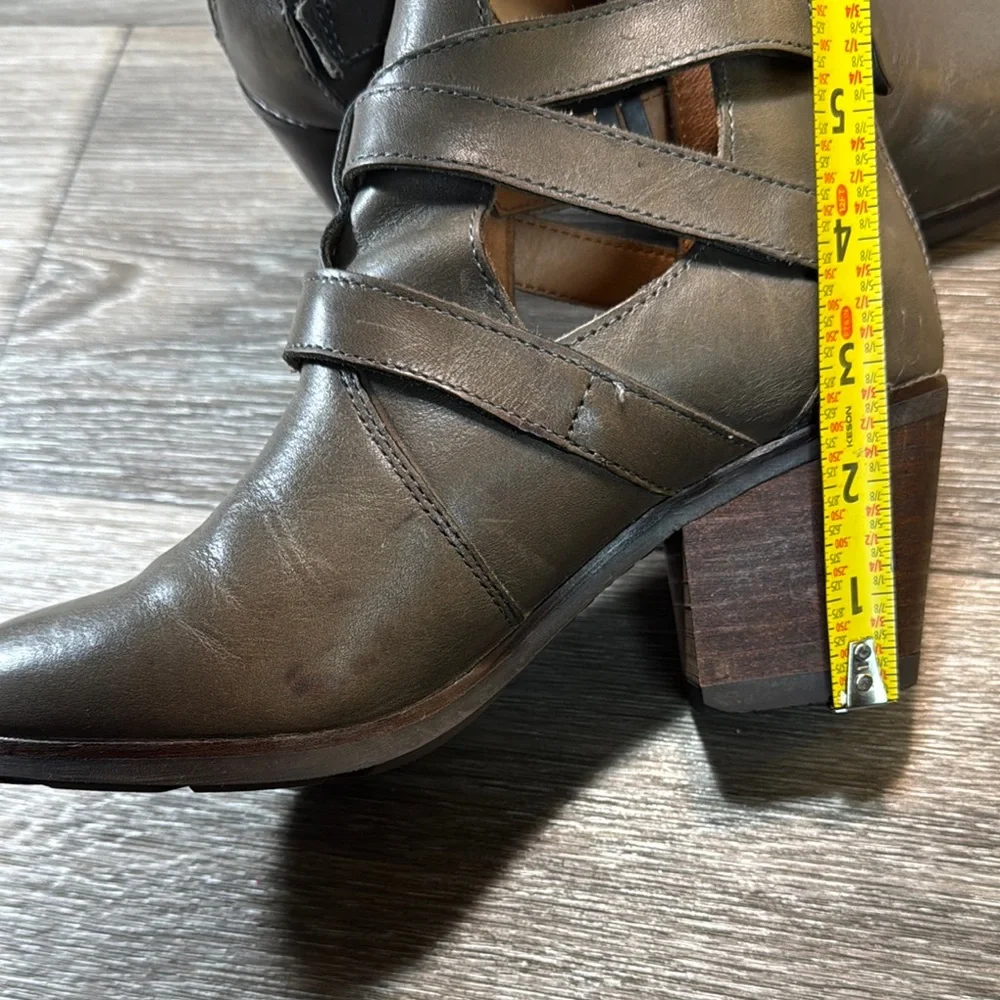 Bussola Brown Ankle Boots woman’s size 38 (b110)